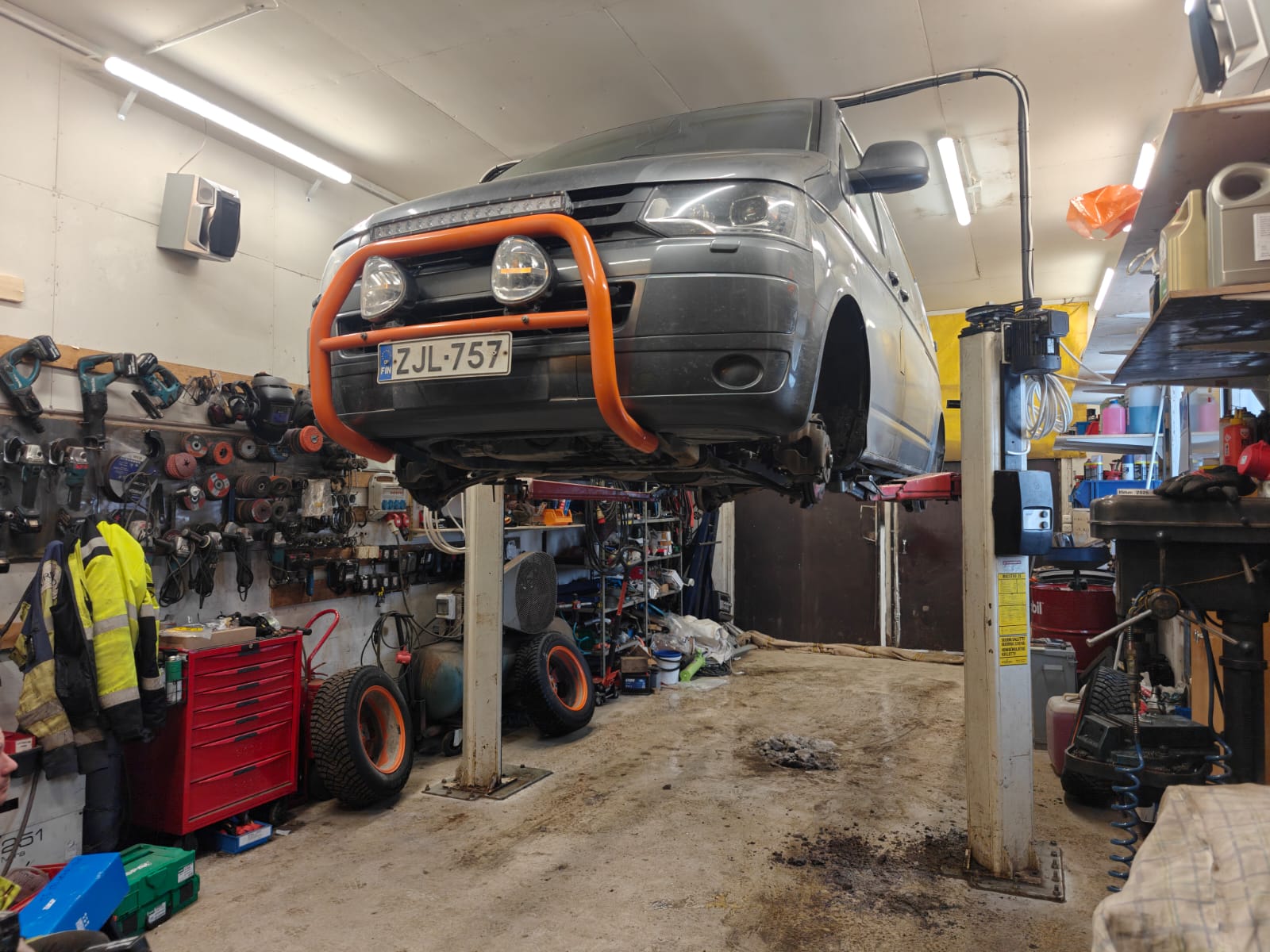 VW T5 huolto